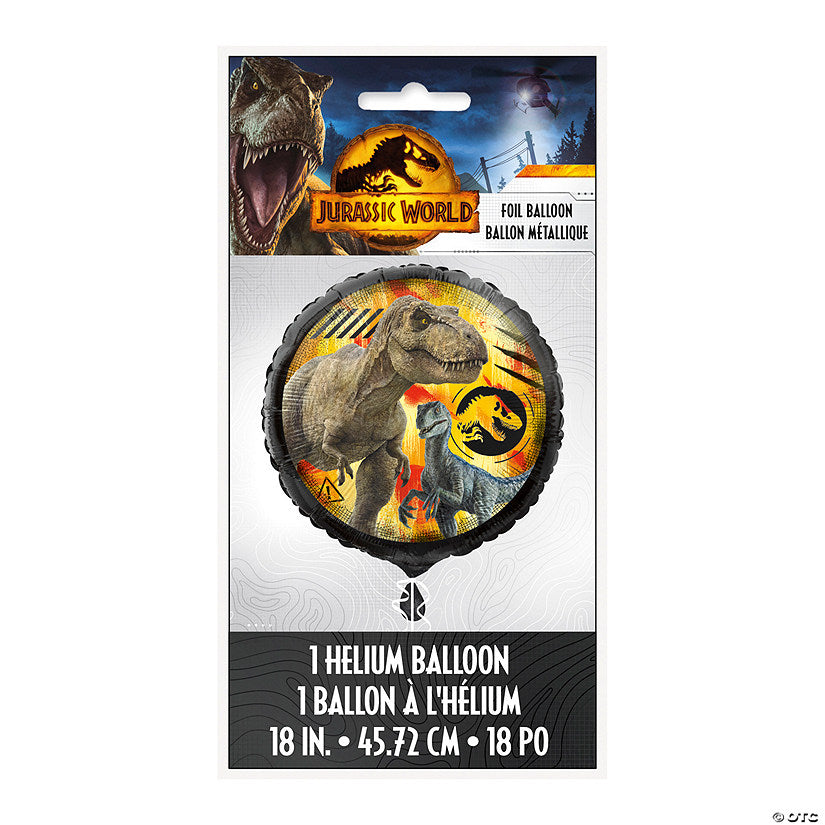 Jurrasic World Foil Balloon 18”
