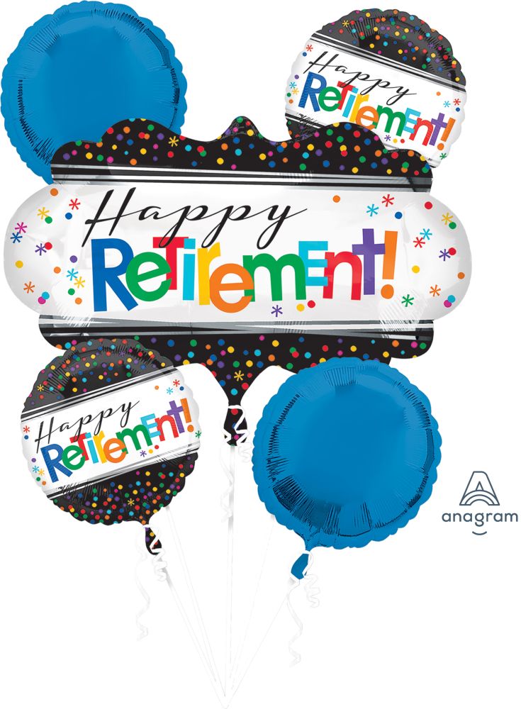 Happy Retirement Foil Bouquet