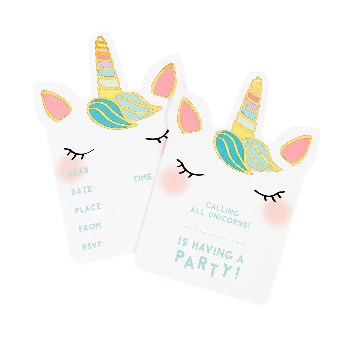 Unicorn Invitations - 8ct