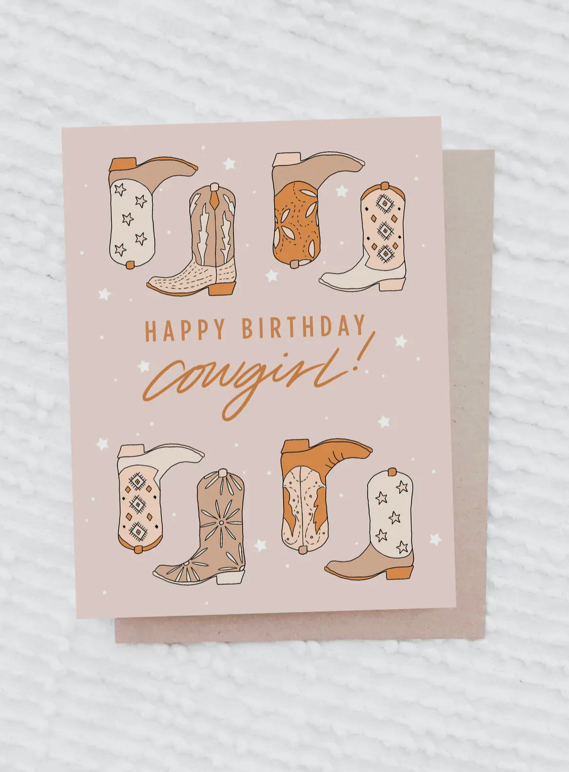 Happy Birthday Cowgirl Card