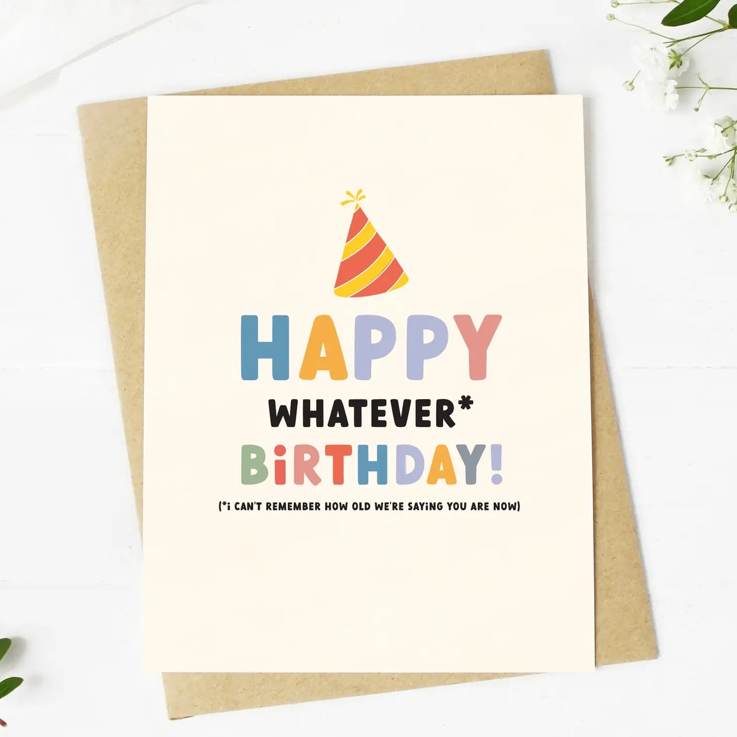 Happy Whatever Birthday Card