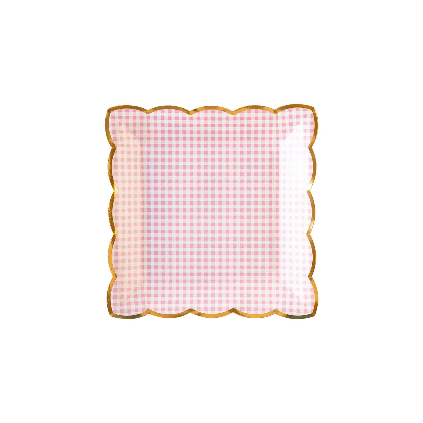 PGB941 - Pink Gingham Plate
