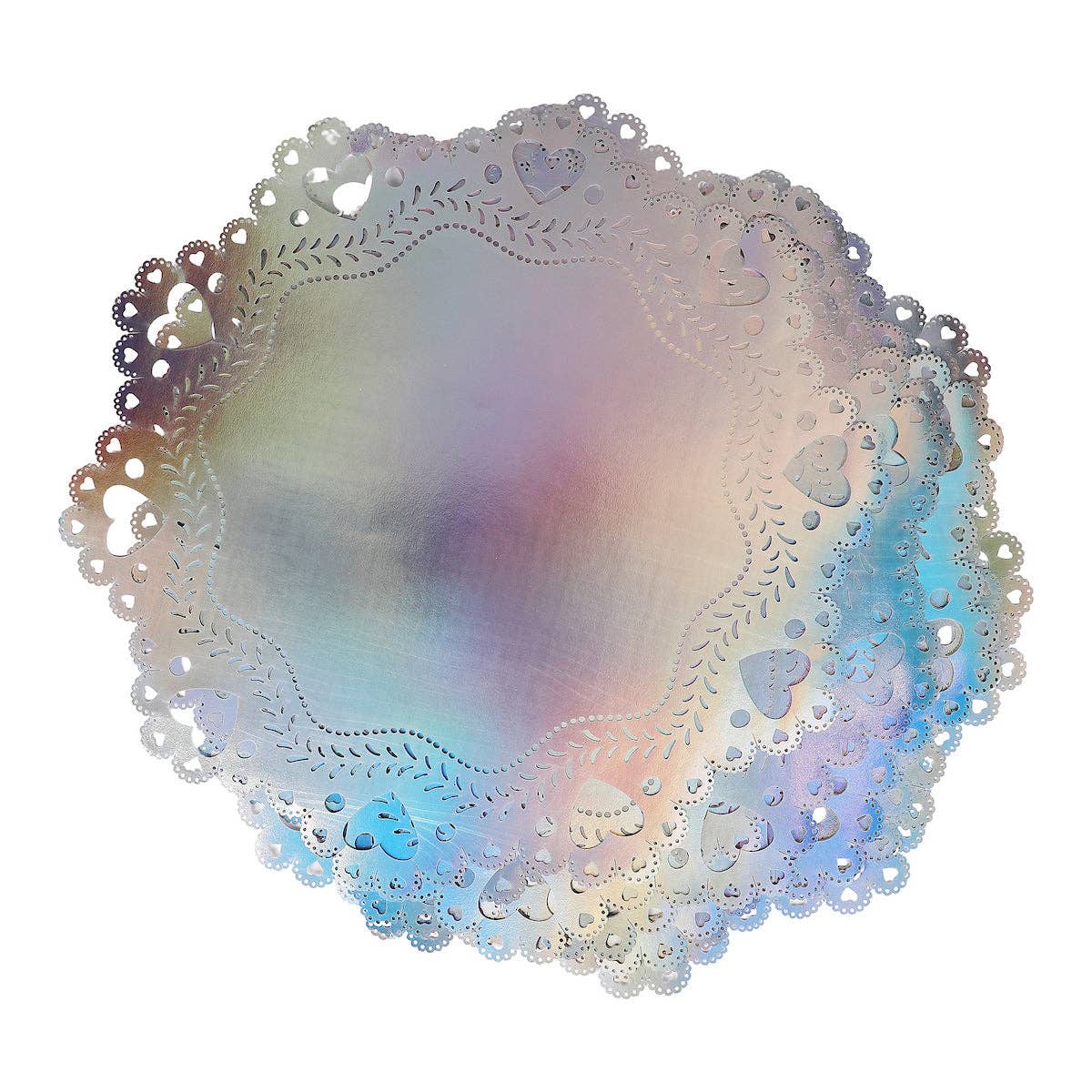 Valentine's Iridescent Doily Placemats (10 count)