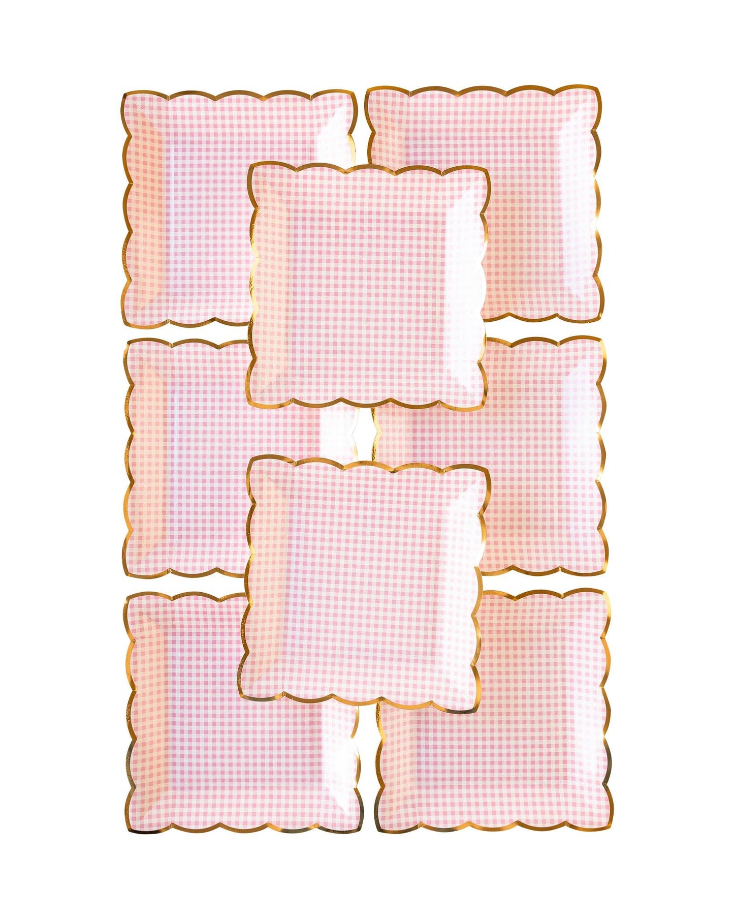 PGB941 - Pink Gingham Plate