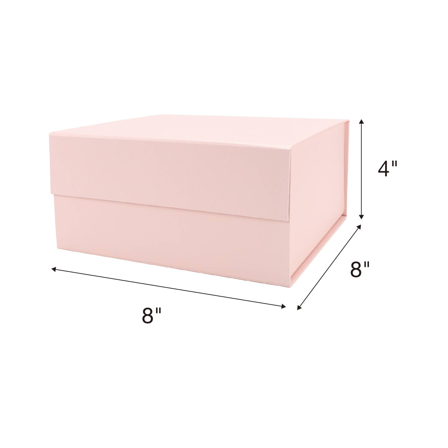 Collapsible Gift Box with Magnetic Closure: Pink