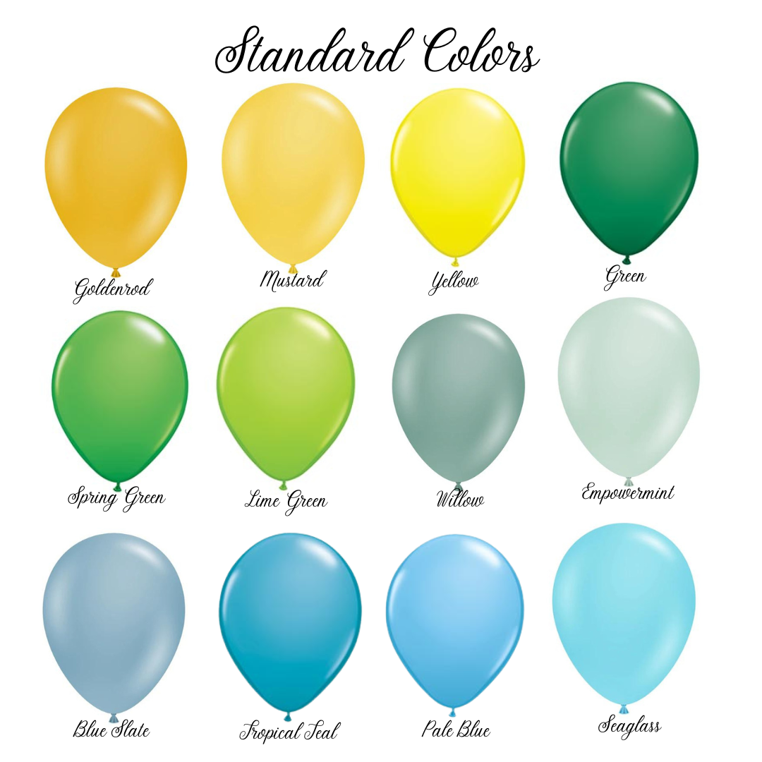 Set of Six Helium Bouquet