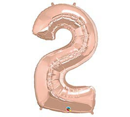 34” Number 2 (Rose Gold)