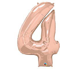 34” Number 4 (Rose Gold)