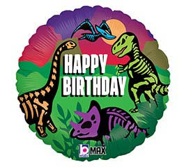 HBD Dino Skeleton