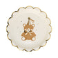 BAB1145 - Teddy Bear Baby Dessert Plate