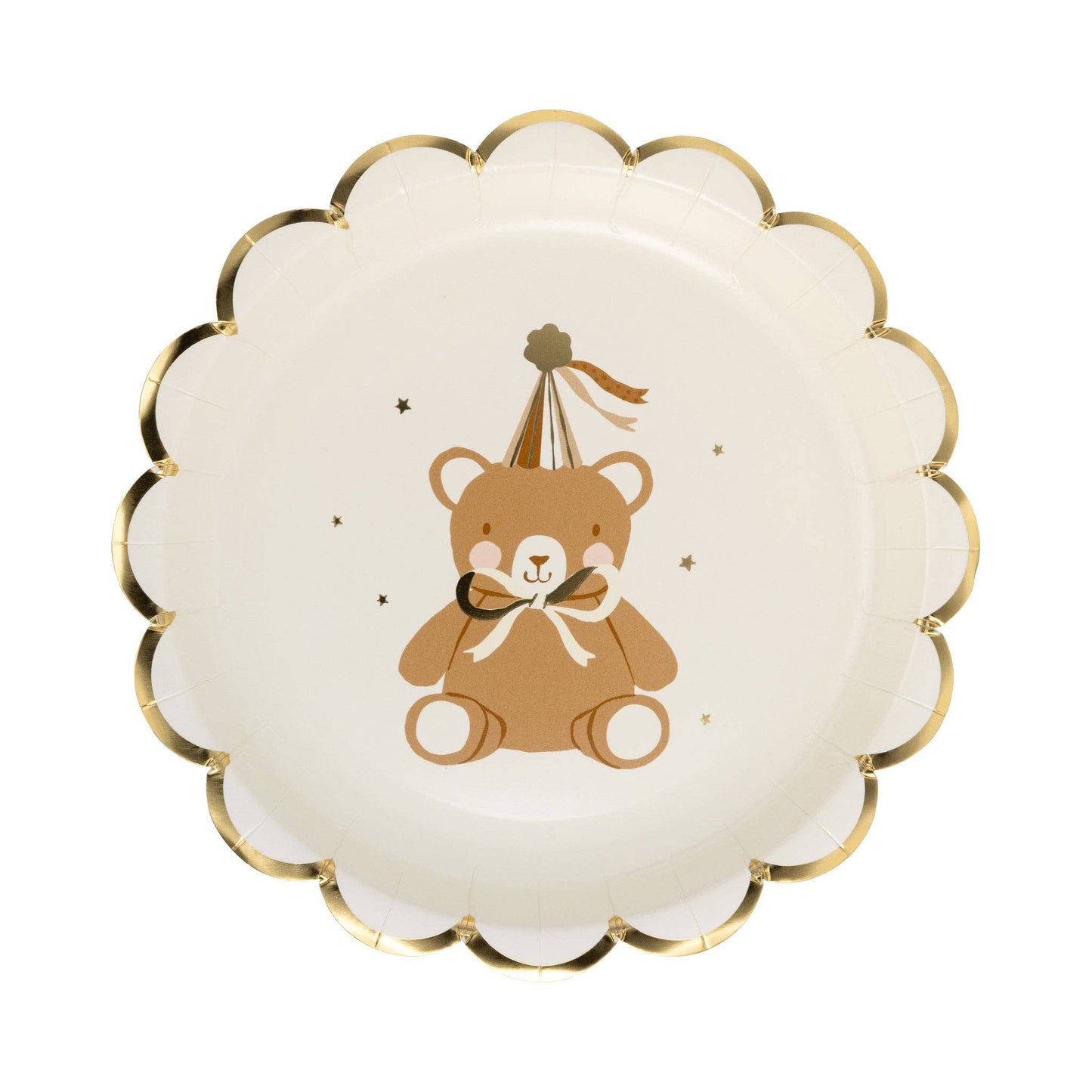 BAB1145 - Teddy Bear Baby Dessert Plate