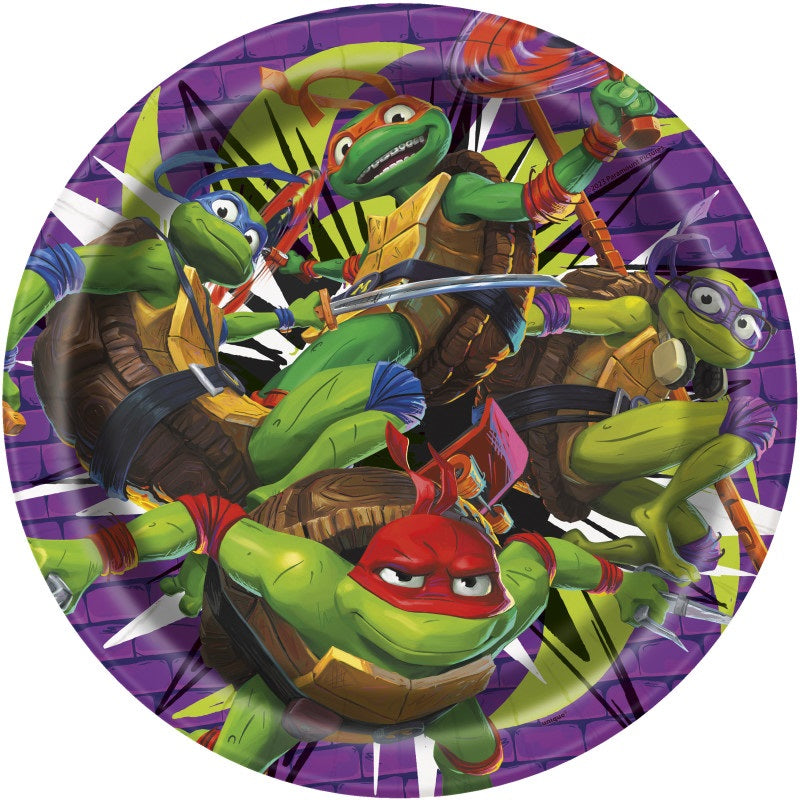 TMNT 9” Plate- 8ct