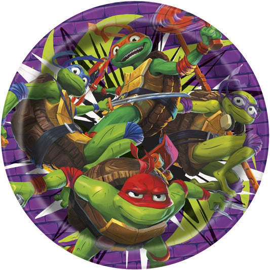 TMNT 9” Plate- 8ct