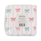 PLNP638- Bow Stripe Scallop Cocktail Napkin