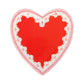 VVT1240 - Vintage Heart Shaped Plate Set