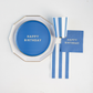 PALISADES BLUE SIGNATURE CABANA STRIPE GUEST TOWELS