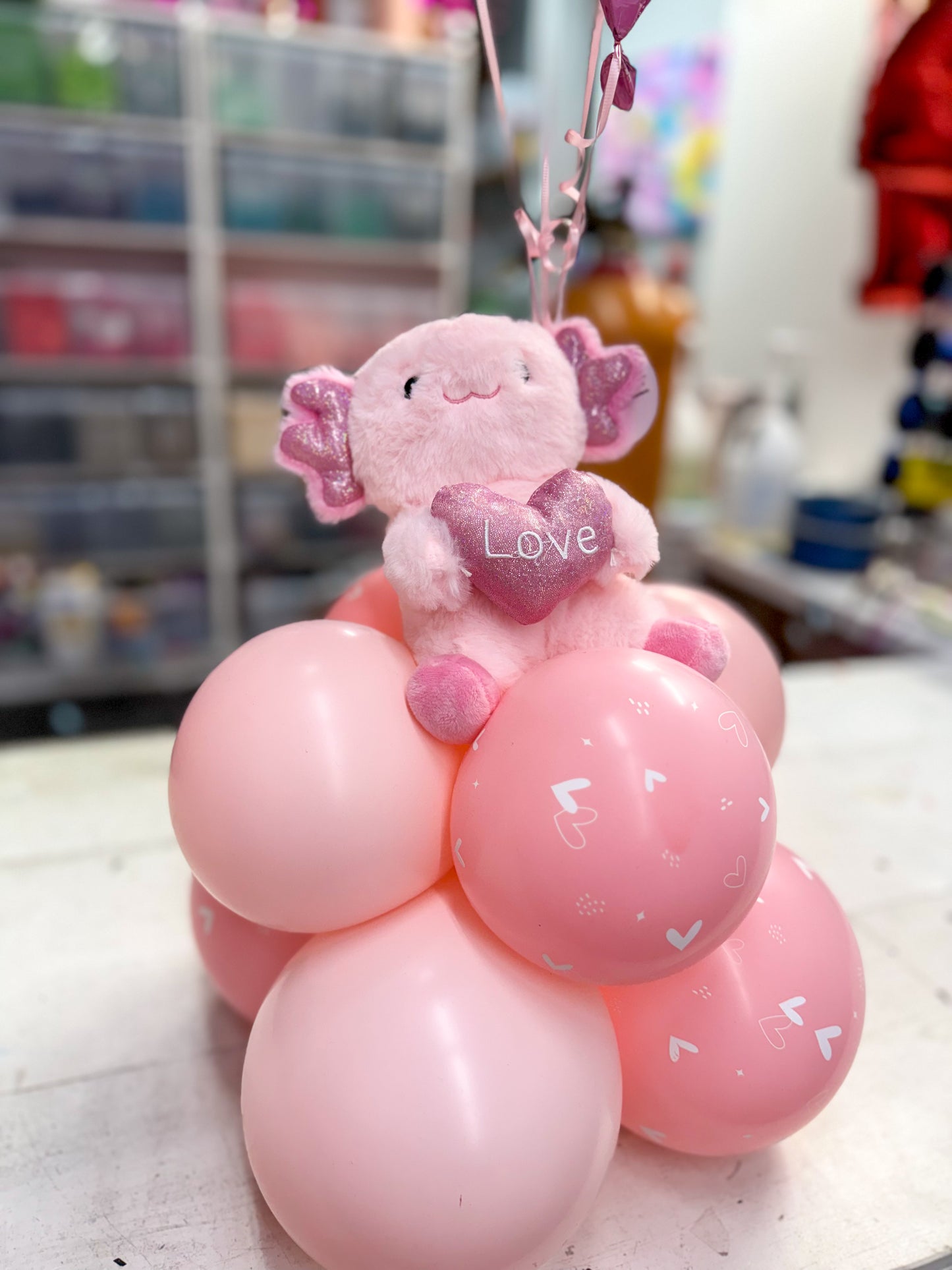 Plushie Love Balloon Stack