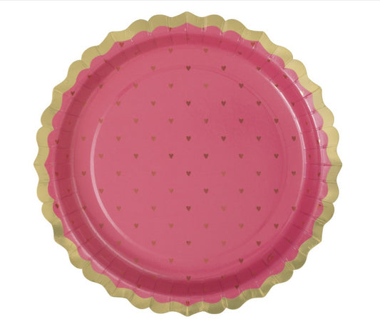 Scalloped Edge 9” Plates 8ct