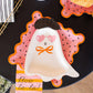BLL1240 - Pink with Black Star Paper Plate