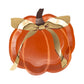 PLPL2676 - PUMPKIN GOLD FOIL BOW 10" PAPER PLATE (8ct)