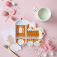 PLPL693 - Gingerbread Train Shaped Plate