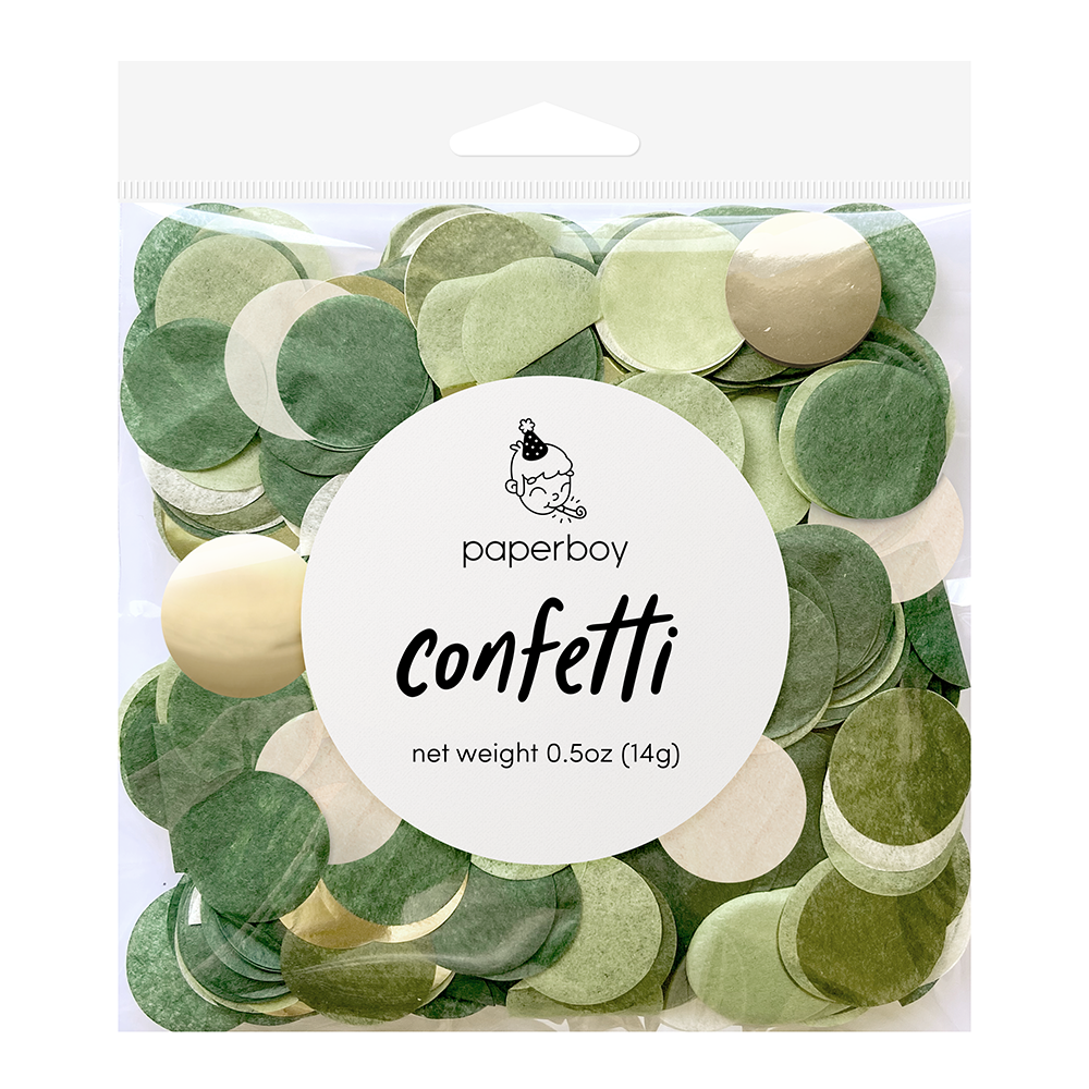 Confetti - Emerald & Gold: 0.5oz