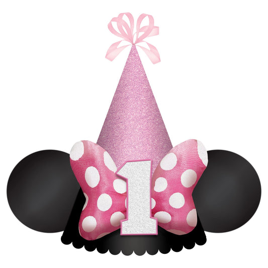 Minnie Mouse 1 Party Hat