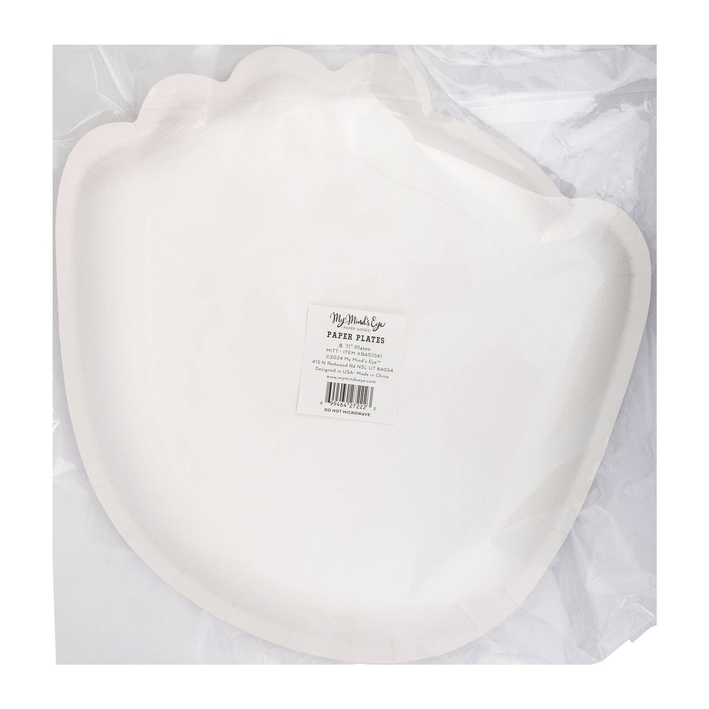 BAS1041 - Mitt Paper Plate