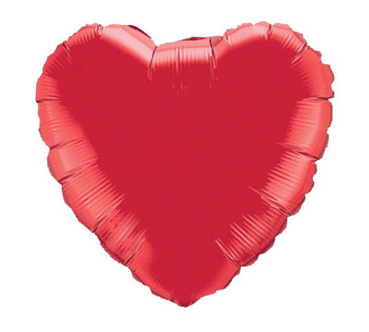 Mettalic Red Heart Foil 18