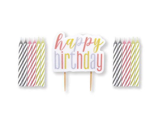 Glitz Birthday Candles 13ct