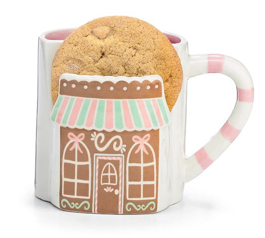 Gingerbread House Cookie Pocket Mug