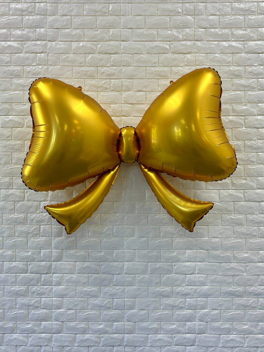 Gold Bow Balloon 40" 