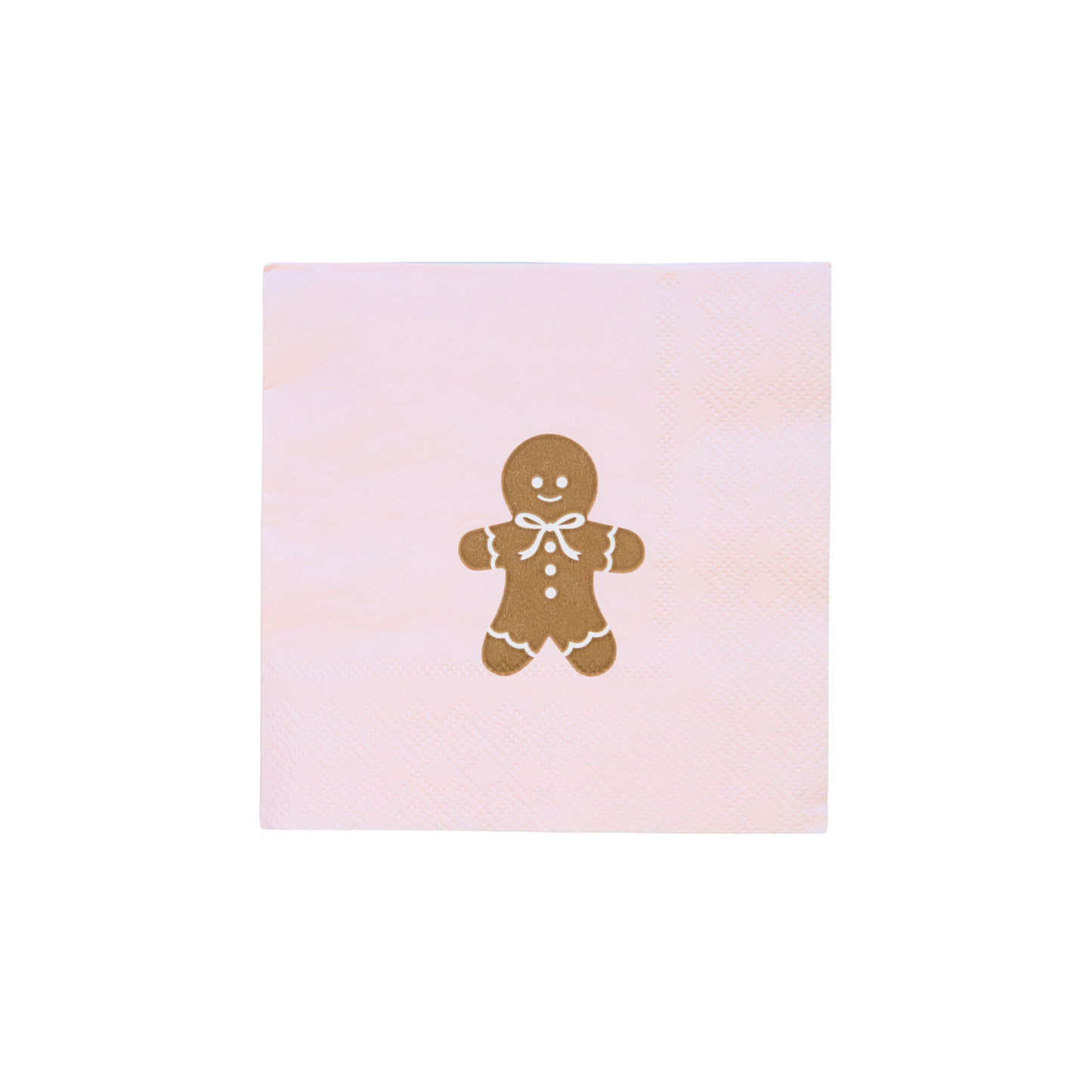 PINK GINGERBREAD SMALL NAPKINS