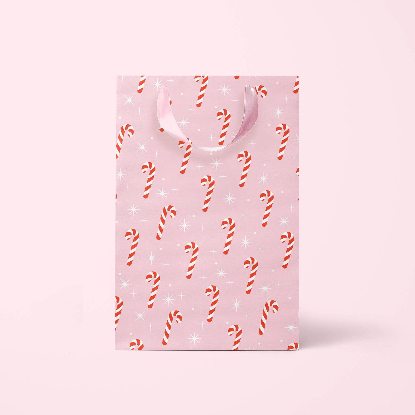 Holiday Candy Cane Gift Bag: Medium