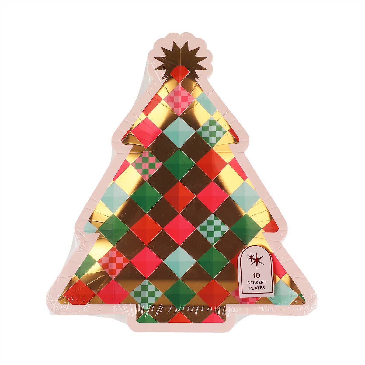 Holiday Cheer Tree Dessert Plate