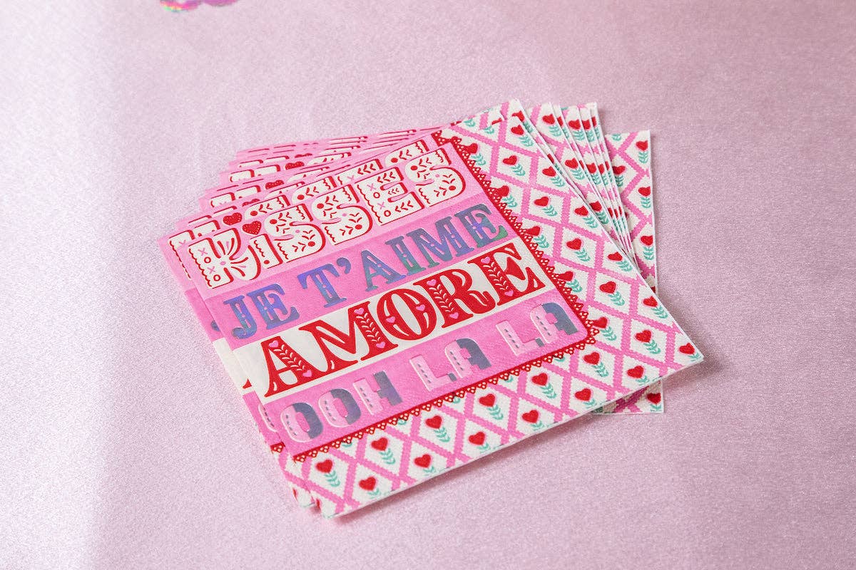 Ooh La Love Valentine's Napkins (20 count)