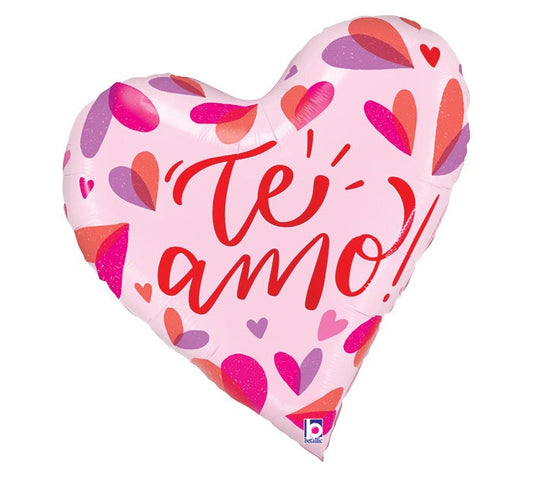 Pink Te Amo Foil Balloon Supershape