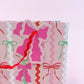 Christmas Ric Rac Bows Gift Bag: Medium