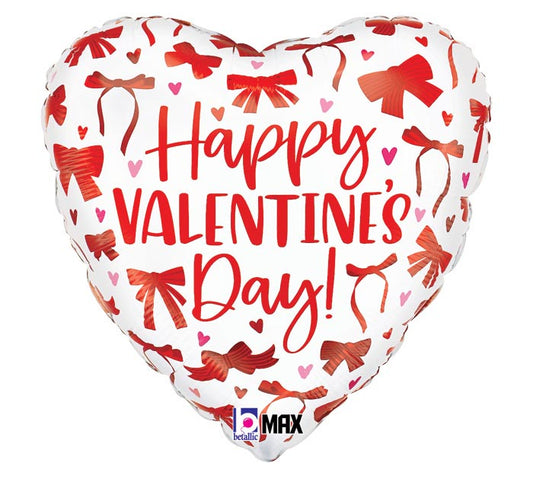 Red Bow Happy Valentines Day STD Foil