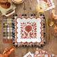 FAL1340 - Fall Marigold 8" Plate