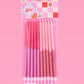 Pink Glitter Candles, Birthday Girl, Cake Topper, Cupcake
