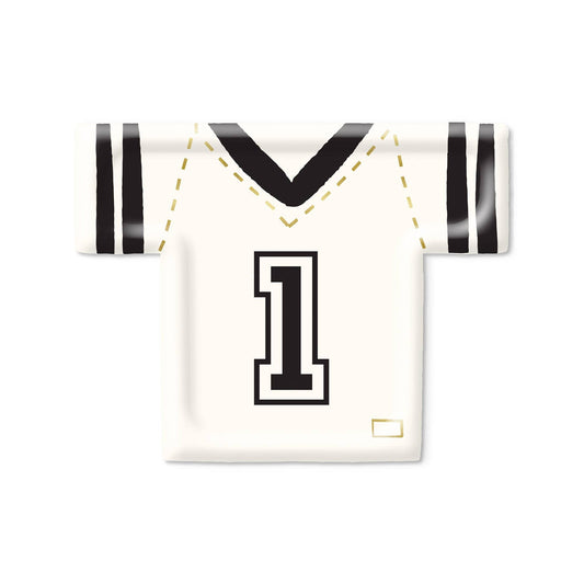 PLFTB43 - Football Jersey Shaped Plate (8ct)