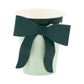 BOW1108 - Mint and Green Bow Paper Cups