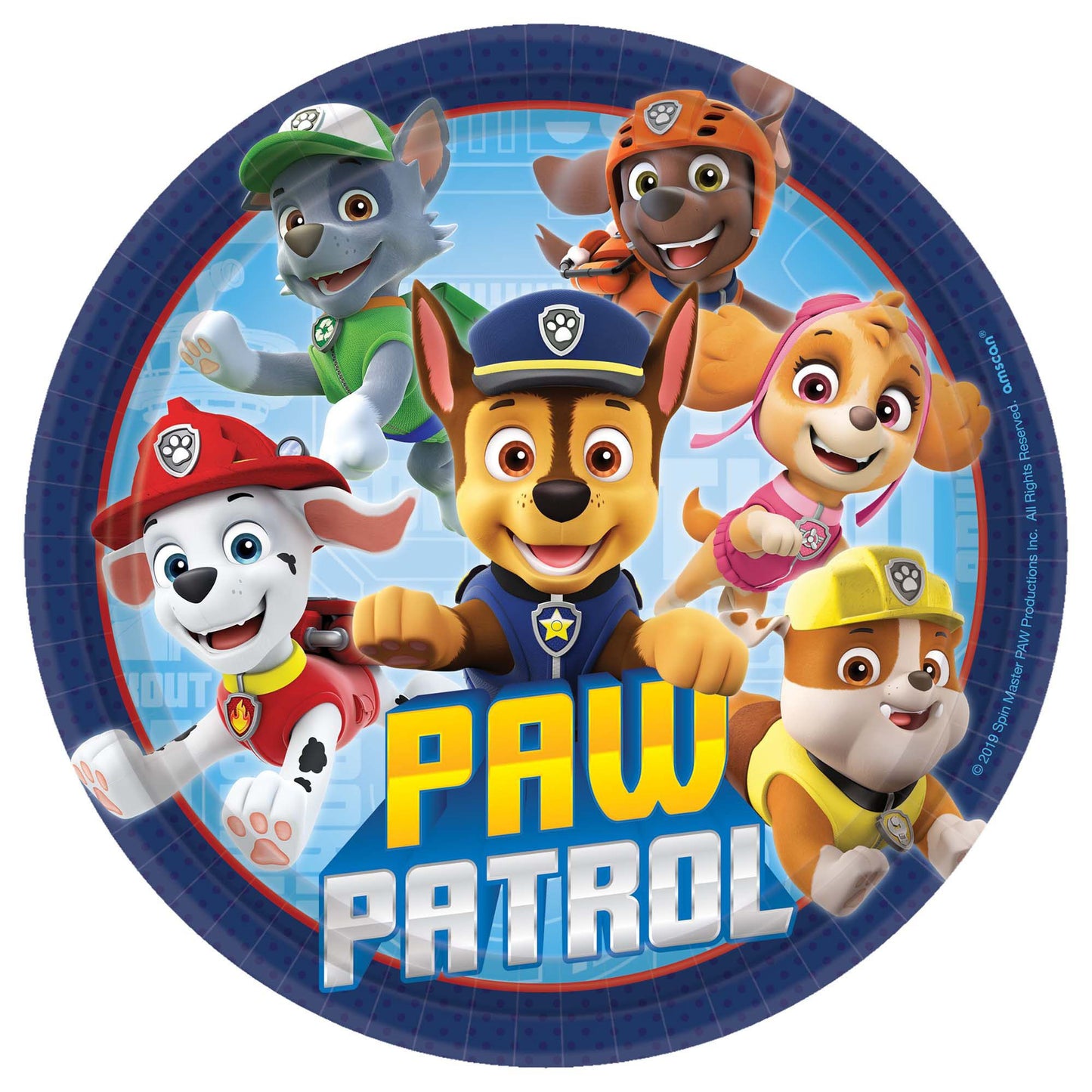 Paw Patrol Dessert Plates- 8ct