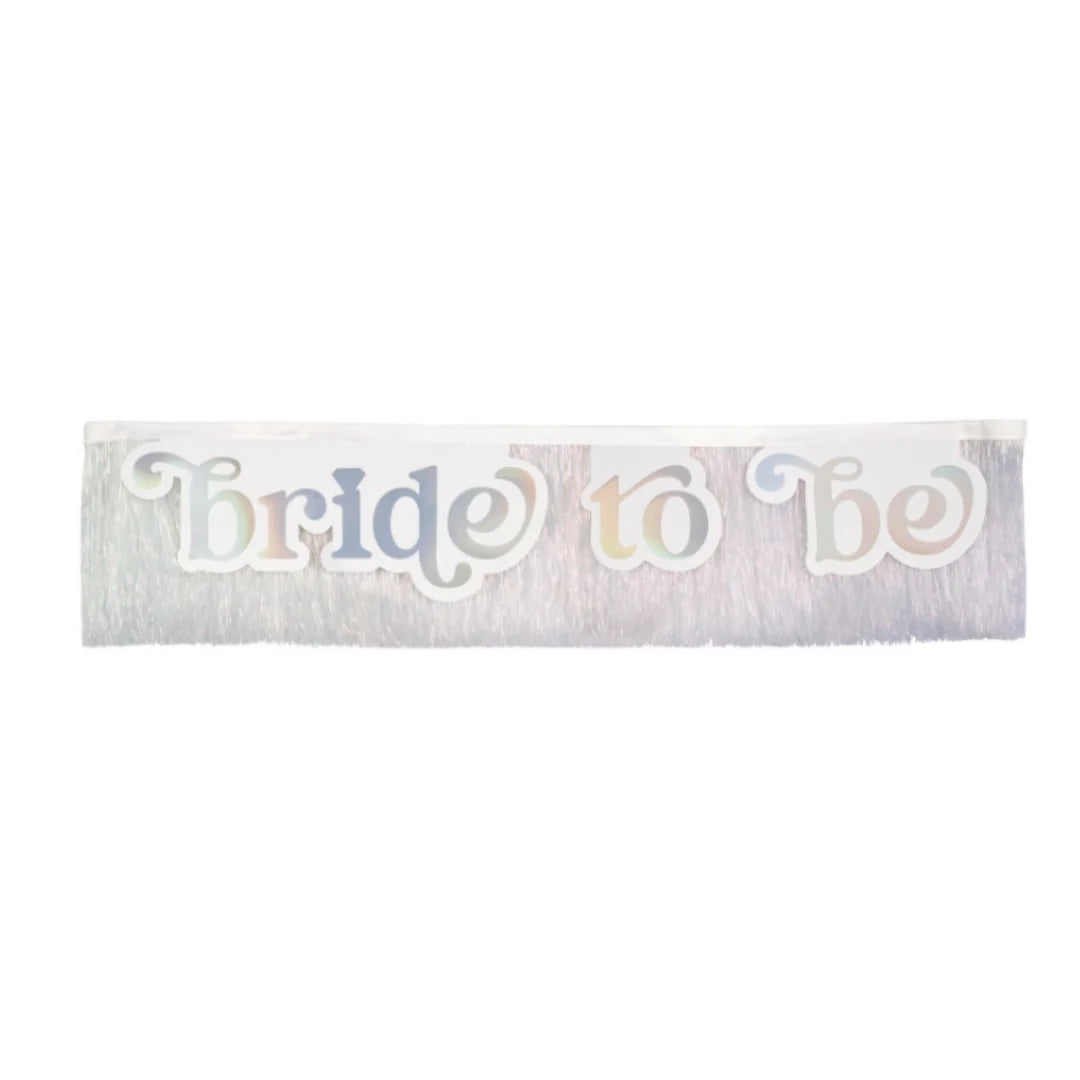 Bride to Be Fringe Sash