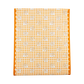 HRV1320 - Rust Gingham Block Print Paper Table Runner