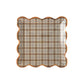 Plaid Square Plate