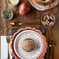 FAL1241 - Falloween Pumpkin Round Dessert 8" Paper Plate