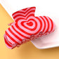 SWIRL HEART HAIR CLAW CLIPS |: SWIRL HEART