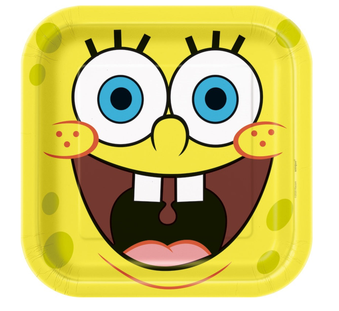 SpongeBob Square Plates -9”
